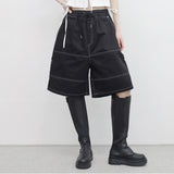 (Unisex) Etresステッチバミューダパンツ