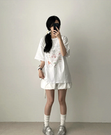 Line cover*pumpkin balloon miniskirt*pants