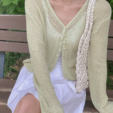 Miel Summer Cropped Cardigan