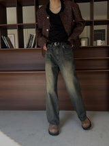 ASCLO Vintage Oil Denim Pants