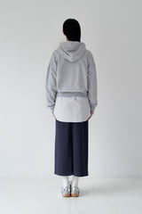 KIRSH PLAIN JERSEY LONG SKIRT [DARK NAVY]