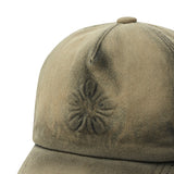 [ULKIN] MUGUNG washed embossed denim ball cap_Dusty Beige