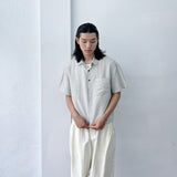 Pebble Stripe Short Sleeve Shirt