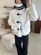 ココダッフルハイネックショートファージャケット