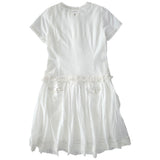  Buttonette french dress (Ivory)