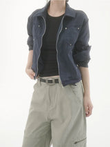 Hike pocket crop jacket -2C