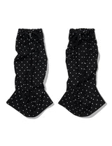 ドット シャーリング レッグウォーマー(BLACK)