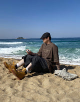 No.0742 ピグメントLIKEハーフT(4color)