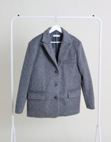 Winter Alpaca Formal Single Jacket (Wool Jacket) (Lining 2 Ounces)