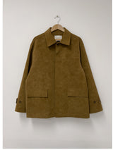 Nubuck String Overfit Leather Jacket
