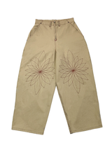 Wildflower Stitch Pants _ Beige&Red