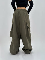 (UNISEX) WIDE BOX-POCKET LOOSE-FIT AUTUMN DENIM