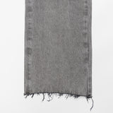 GRAY SEMI WIDE DENIM PANTS code 18113