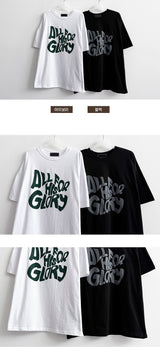 グローリー オーバーサイズ フィット 半袖Tシャツ