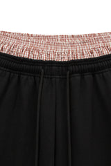 rd チェックパンツ  (black)