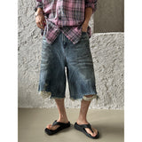 [S/S] オイルウォッシングダメージバミューダパンツ (2color)