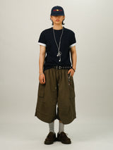 HA ロールアップ レイヤード マッスルフィット ハーフスリーブ Tシャツ