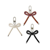 tied ribbone keyring - 3colors