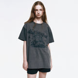 デディケーションピグメント Tシャツ_チャコール