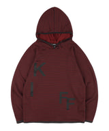 KIFF Stripe Hooded Long Sleeve (Red) K25QB663