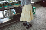 Katie Frill Midi Skirt (yellow)