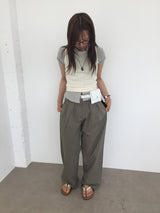 Crewneck knit nasi (4color)