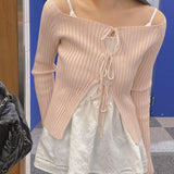 Something Ribbon Cardigan Knitwear