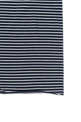 ストライプオフショルダーT_navy