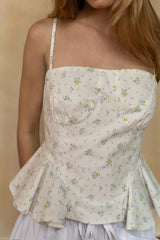 Flower cotton sleeveless