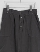 Dason Button Parachute Banding String Pants
