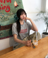 トーキョー プリント クロップ ショートスリーブ Tシャツ