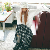 Net Raglan Knit Sleeve (white)