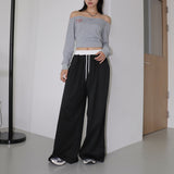 Poring Lace Track Training Pants