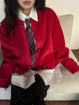 [UNISEX] Veloa overfit long sleeve cardigan jacket (3 colors)