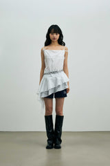 NYX MINI DRESS / WHITE