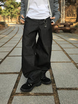 Onz Non-Fade Striped Denim Pants