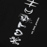 KITSCH TATTOO LETTERING SHORT SLEEVE (BLACK)