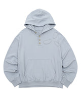  BPT Symbol Logo Appliqué Hoodie Sky Blue