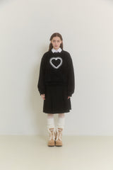 SNOW FALL MIDI SKIRT