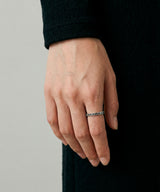 クローバーミニレールリング BK (925 silver)