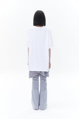 KIRSH X SUNONEBIRD ビッグオーバーサイズアイTシャツ - ホワイト