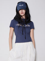 Cropped Signature Tee
