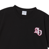 25SS ブロックピクセルロゴショートスリーブTシャツ ブラック