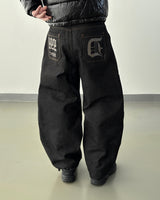 Prime nine wide denim pants