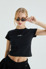 EVIE baby TEE BLACK