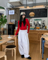 フルーツバックツイストリブニットロングスリーブ