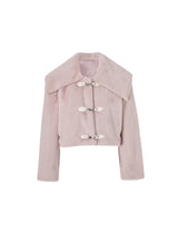Bebe sailor fur jacket (Pink)