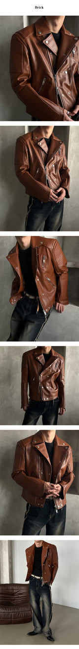 [PREMIUM] Shoulder bike rider jacket (2color)
