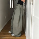 [MADE] Dump, folding nylon wide pants