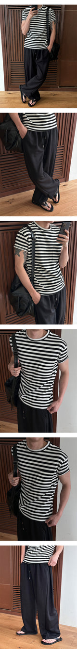 [Unisex] Side tuck wide sweat pants(5color)